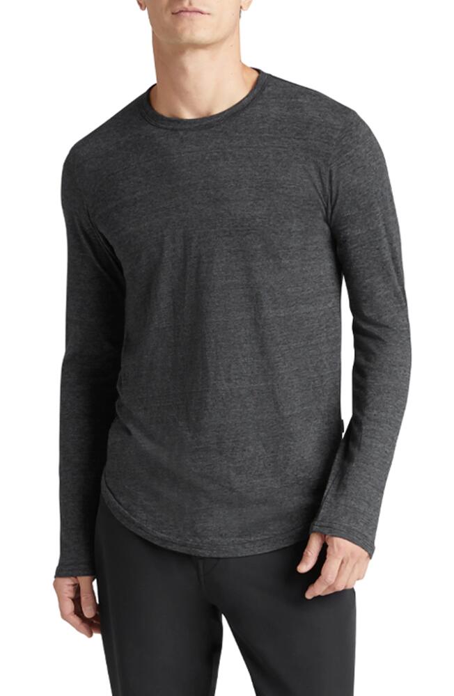 Goodlife Scallop Crewneck Long Sleeve T-Shirt in Black Cover