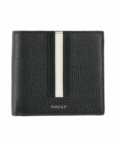 Bally Man Wallet Black Cow leather Cover