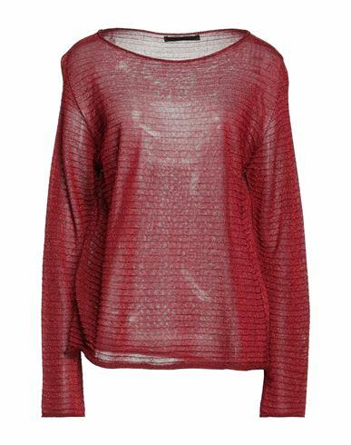 Massimo Rebecchi Woman Sweater Red Viscose, Polyamide, Lurex Cover