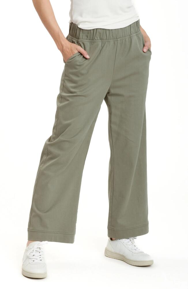 Threads 4 Thought Georgie Stretch Twill Wide Leg Pants in Artichoke Cover