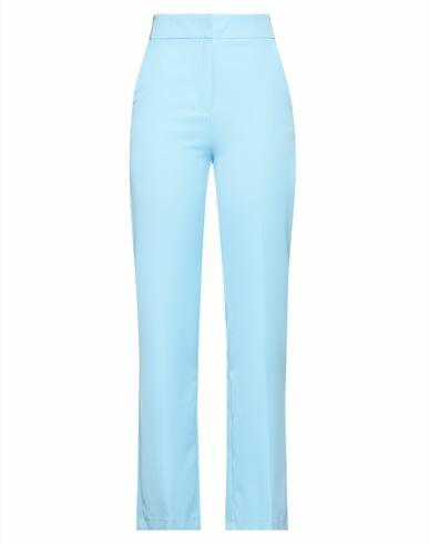 Actualee Woman Pants Sky blue Polyester, Elastane Cover