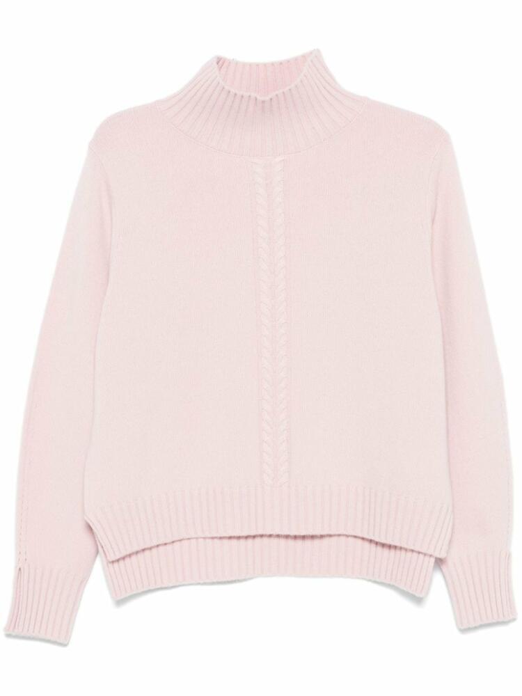 kaos cable-trim sweater - Pink Cover