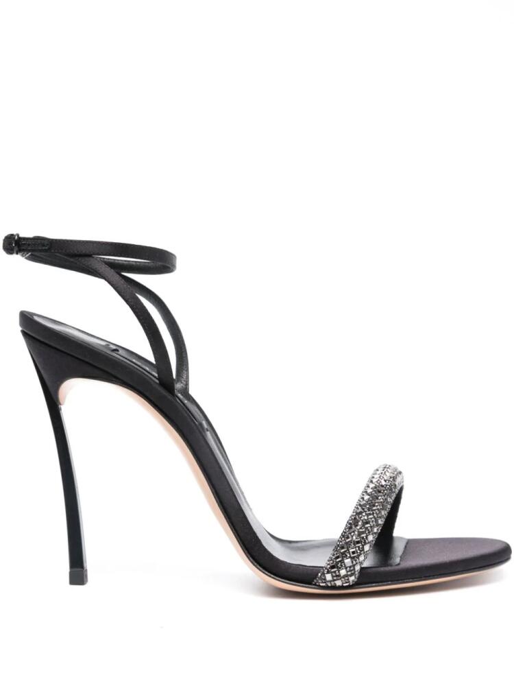 Casadei Stratosphere satin sandals - Black Cover