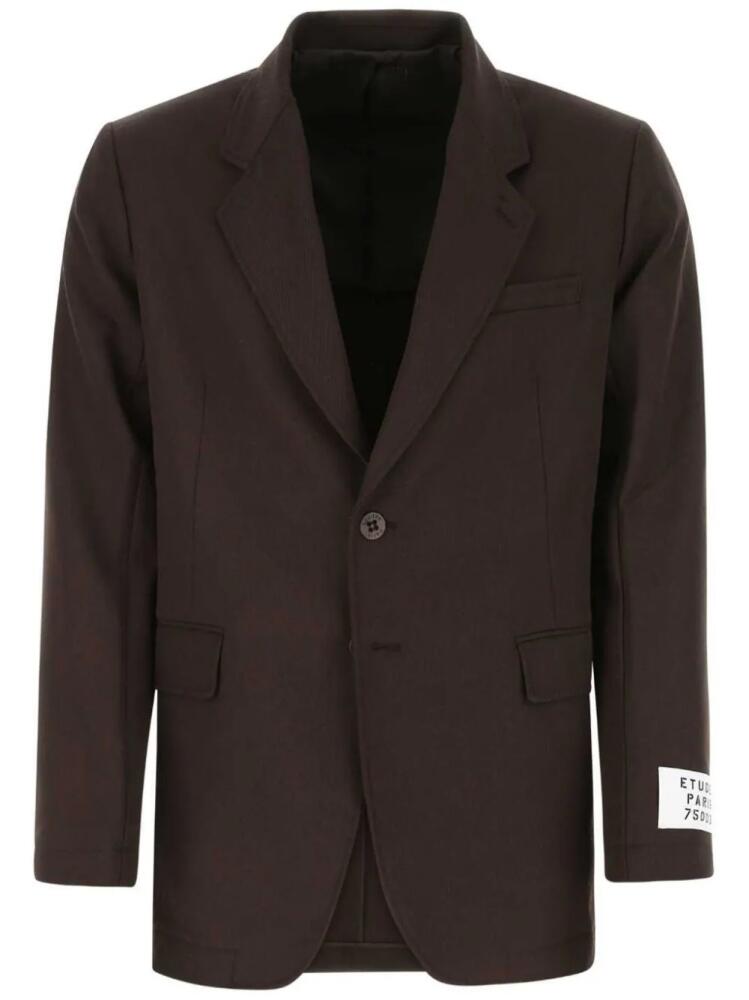 Etudes Plane blazer - Brown Cover