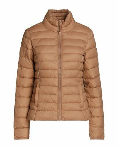 Only Woman Puffer Brown Nylon Cover