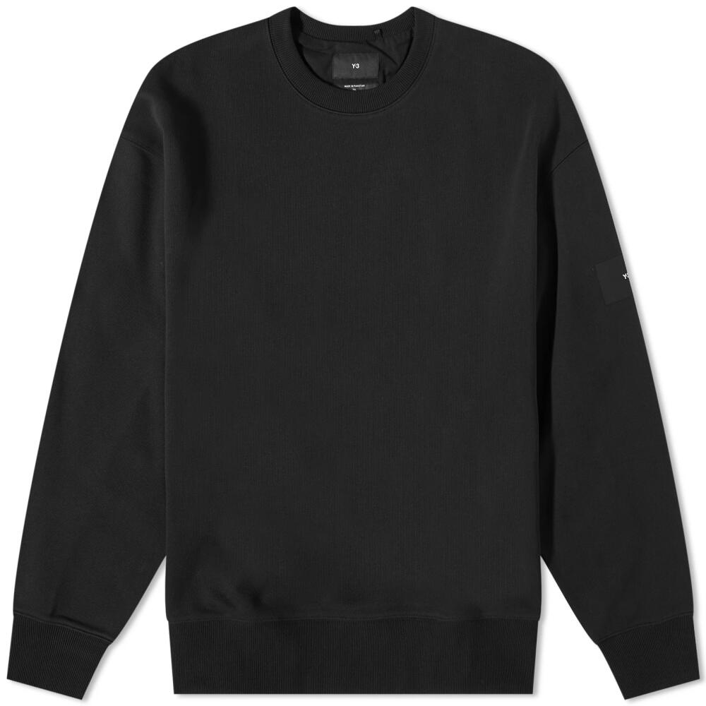 Y-3 Core Logo Crew Sweat in Black Cover