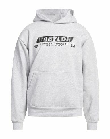 Babylon Man Sweatshirt Light grey Cotton Cover