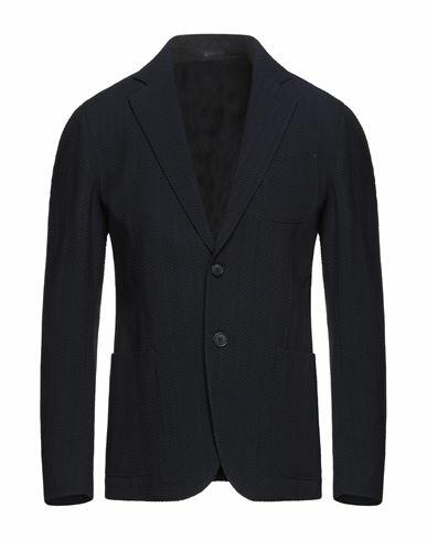 Giorgio Armani Man Blazer Midnight blue Polyamide, Viscose, Cotton, Elastane Cover