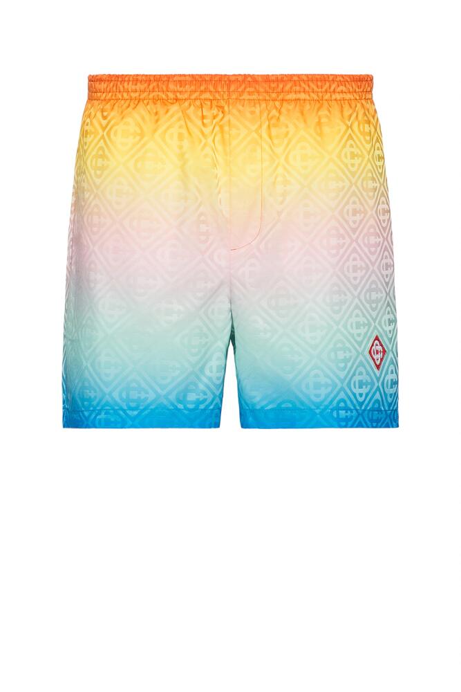 Casablanca Swim Short in Yellow Cover