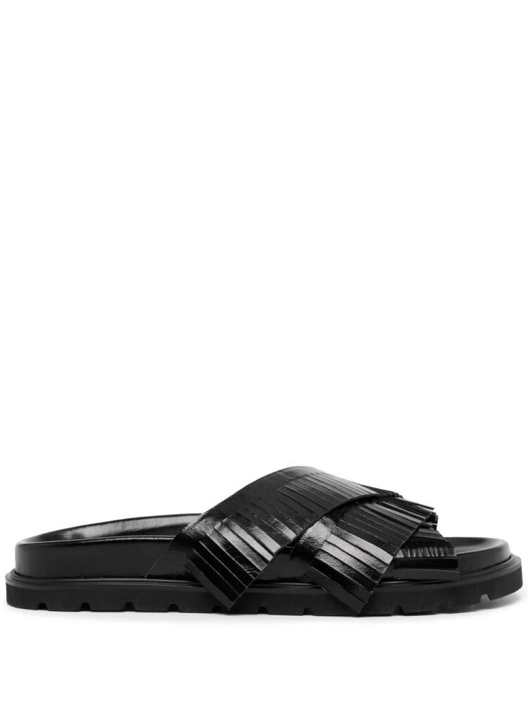 Reike Nen Cross Fringe Mold sandals - Black Cover