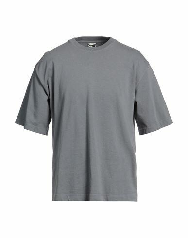 Gr10k Man T-shirt Grey Cotton Cover