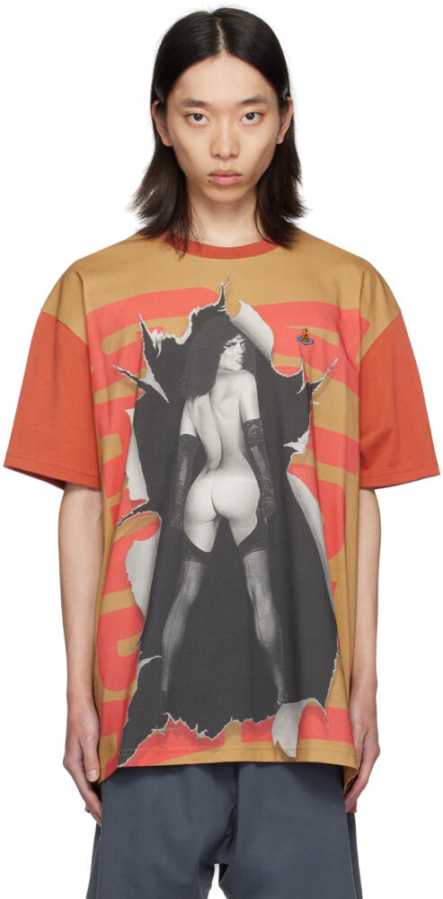 Vivienne Westwood Tan Propaganda Oversized T-Shirt Cover