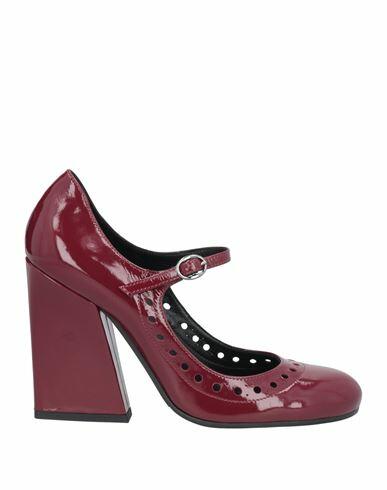 Marc Ellis Woman Pumps Burgundy Leather Cover