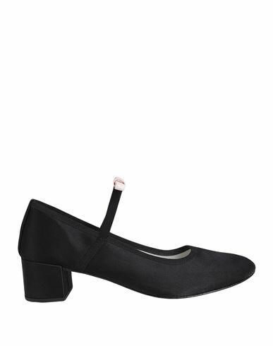 Repetto Woman Pumps Black Silk Cover