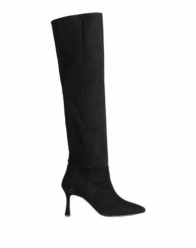 L'arianna Woman Boot Black Soft Leather Cover