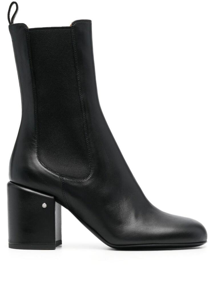 Laurence Dacade block-heel calf-leather boots - Black Cover