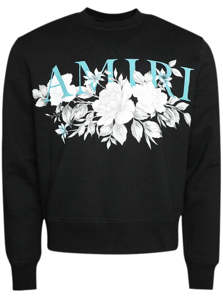 AMIRI logo-print cotton sweatshirt - Black Cover