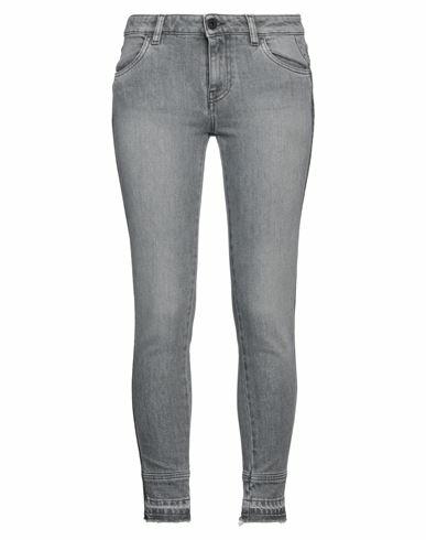 Pence Woman Jeans Grey Cotton, Elastane Cover