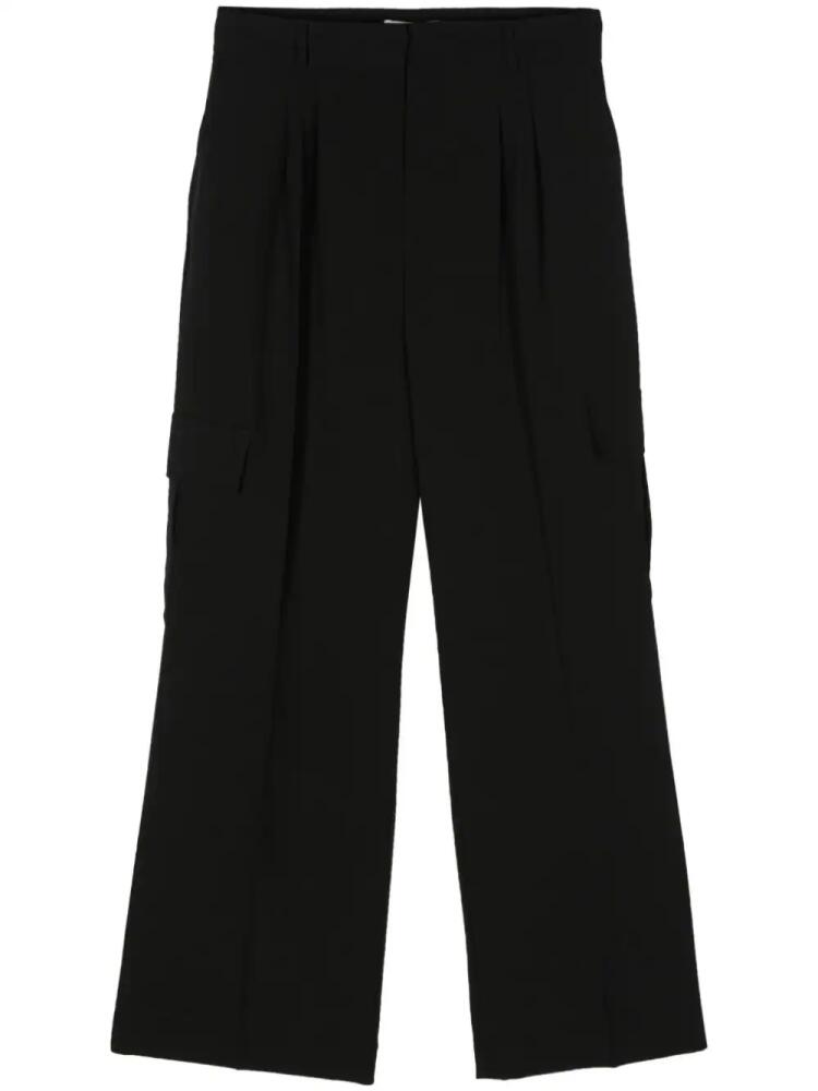 HERSKIND Louise mid-waist straight-leg trousers - Black Cover