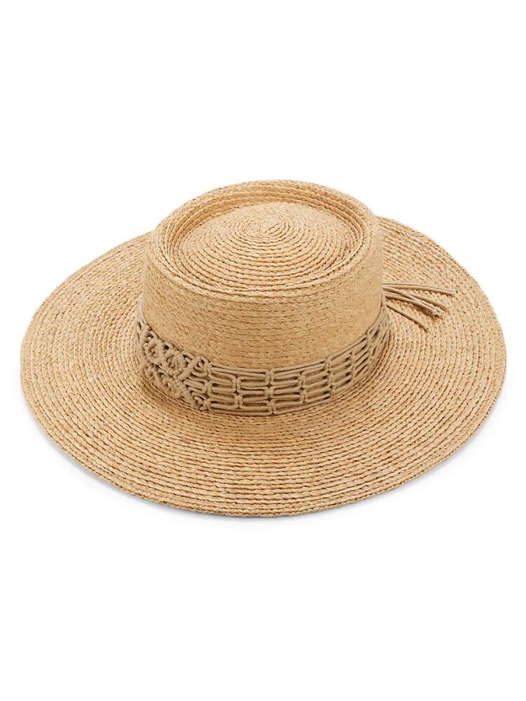 San Diego Hat Company Women's Raffia Straw Sun Hat - Natural Tan Cover