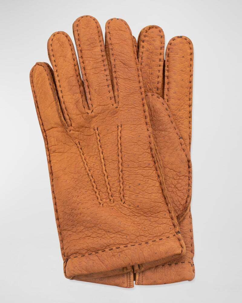 Portolano Men's Peccary Leather Gloves Cover