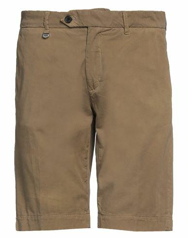 Antony Morato Man Shorts & Bermuda Shorts Khaki Cotton, Elastane Cover