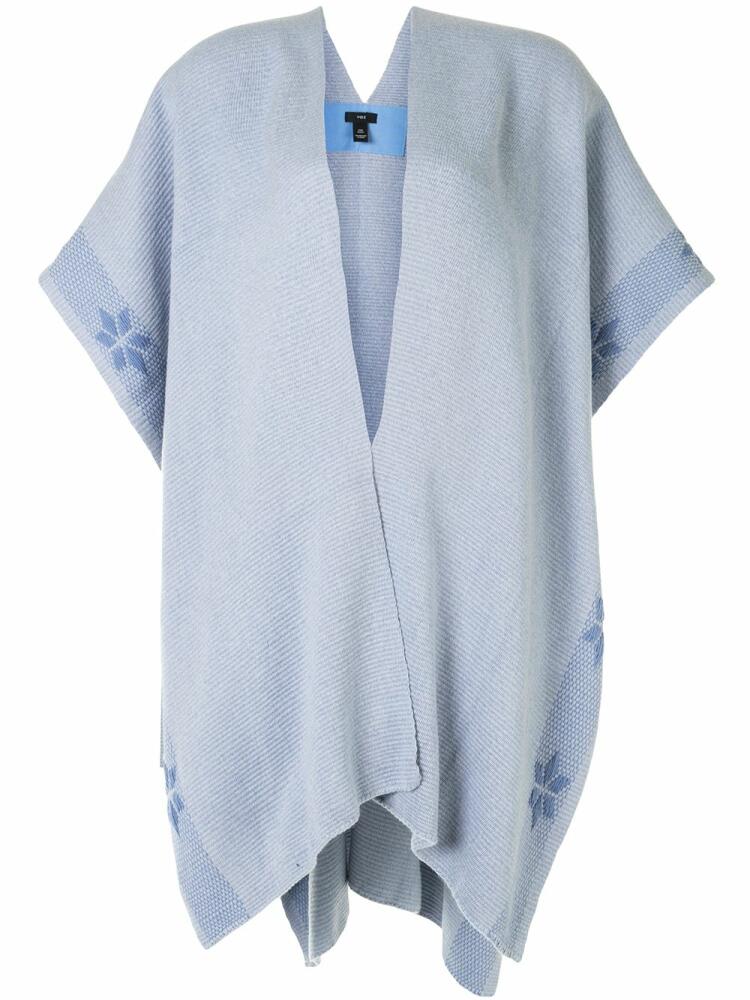 VOZ Wangülen Duster poncho - Blue Cover