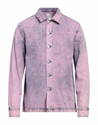 Sandro Man Denim outerwear Pink Cotton Cover