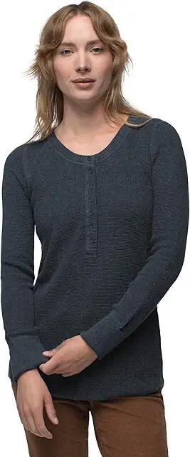 Prana Milani Henley (Dark Sky) Women's Clothing Cover