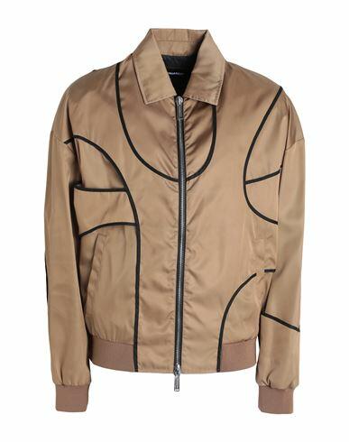 Dsquared2 Man Jacket Camel Polyamide Cover