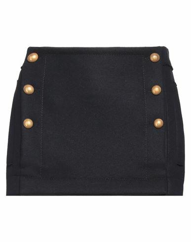 N°21 Woman Mini skirt Midnight blue Virgin Wool, Polyamide Cover