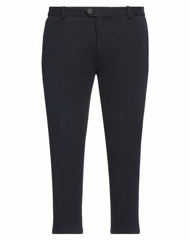 Circolo 1901 Man Pants Midnight blue Cotton, Elastane Cover