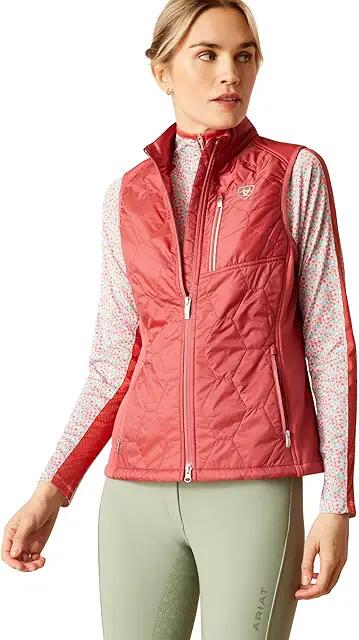 Ariat Fusion Insulated Vest (Slate Rose) Women's Clothing Cover