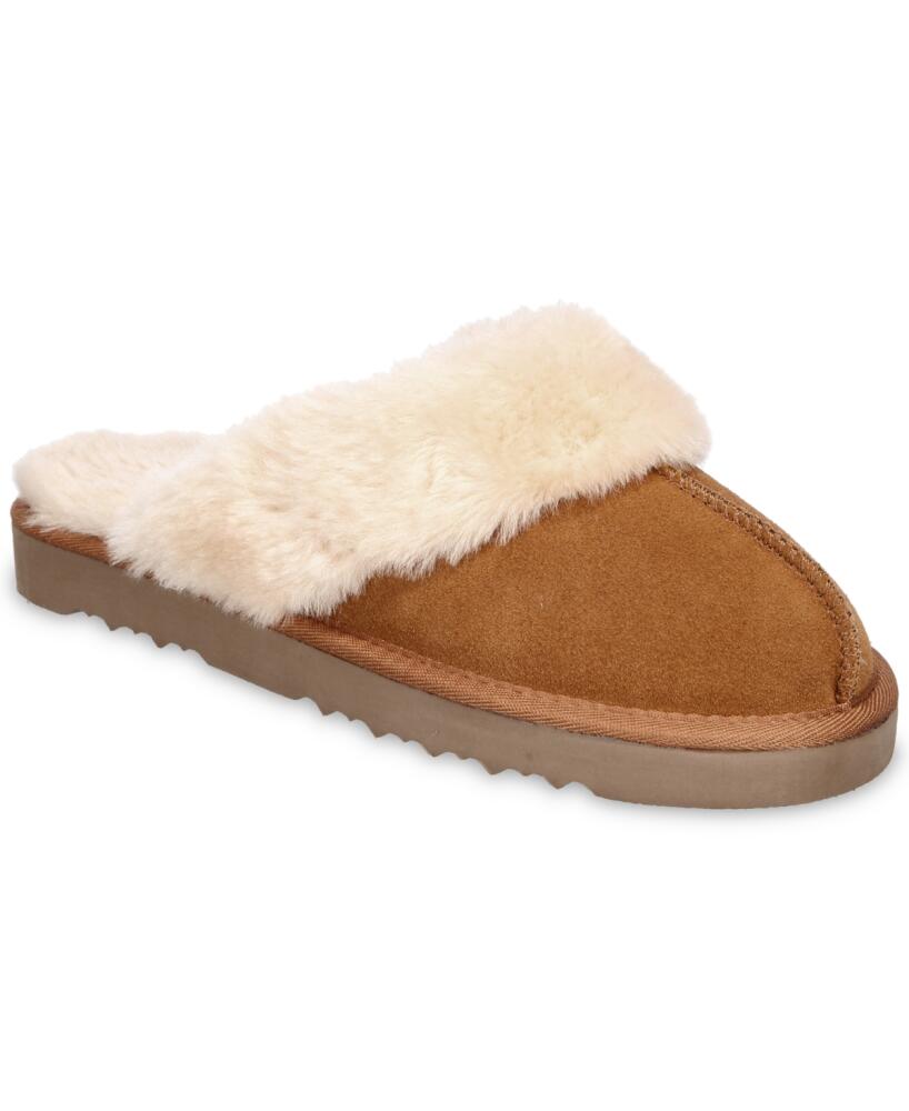 Style & Co Women's Rosiee Slippers, Created for Macy's - Chestnut Cover