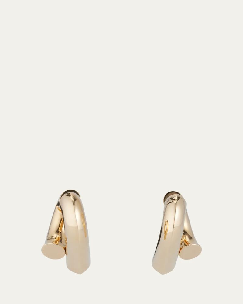 TABAYER Fairmined Yellow Gold Oera Hoop Earrings Cover