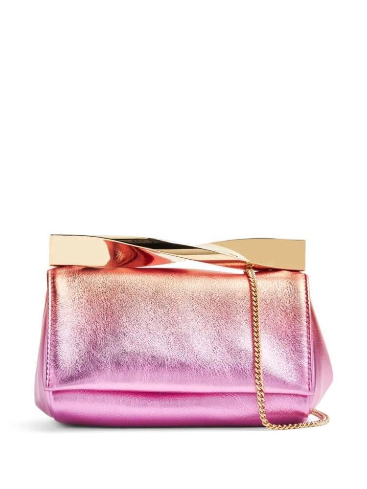 Aquazzura mini Twist clutch bag - Pink Cover