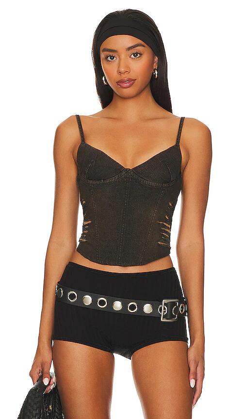 Miaou Kiko Corset in Black Cover