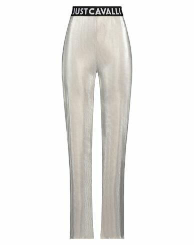 Just Cavalli Woman Pants Platinum Polyester Cover