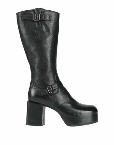 Moma Woman Boot Black Leather Cover