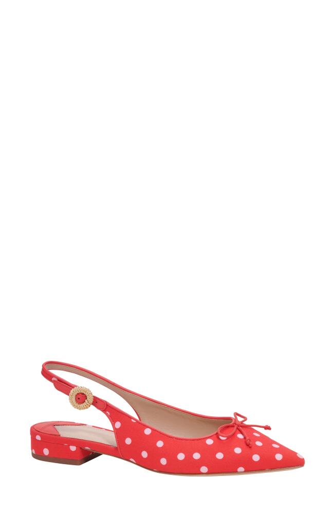 Kate Spade New York veronica slingback flat in Ponderosa Red/Fresh Cover