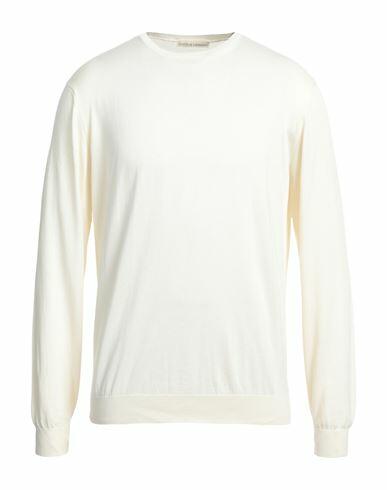 Filippo De Laurentiis Man Sweater Cream Cotton Cover