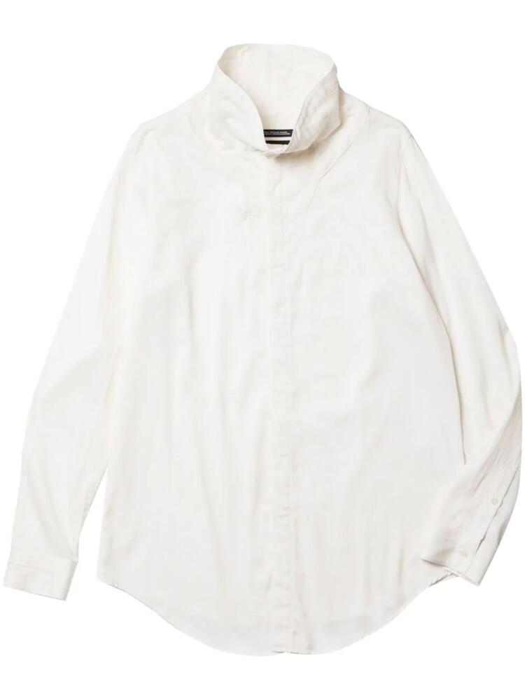 Julius Volcano neck shirt - White Cover