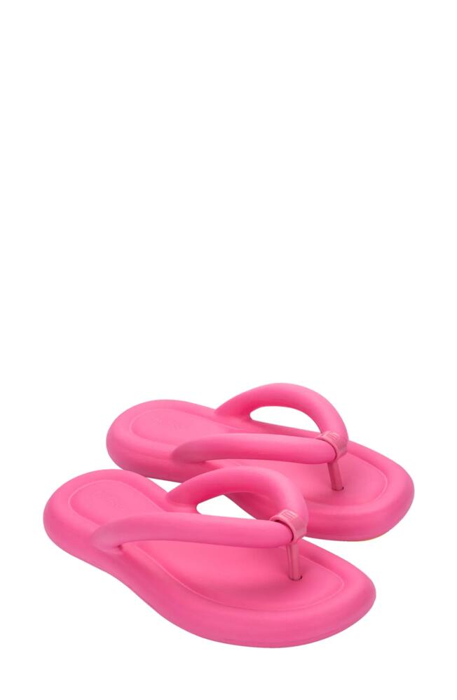 Melissa Free Water Resistant Flip Flop in Pink/Orange Cover