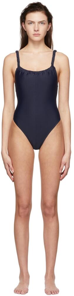 Diotima SSENSE Exclusive Navy Nylon One-Piece Swimsuit Cover