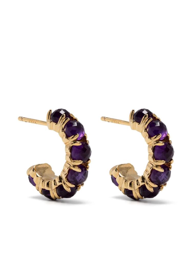 Stolen Girlfriends Club Halo cluster-design earrings - Purple Cover