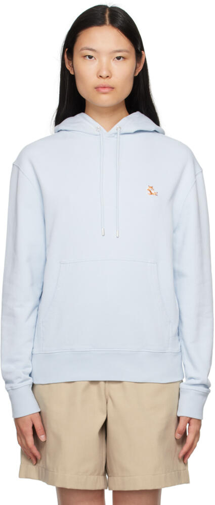 Maison Kitsuné Blue Chillax Fox Hoodie Cover