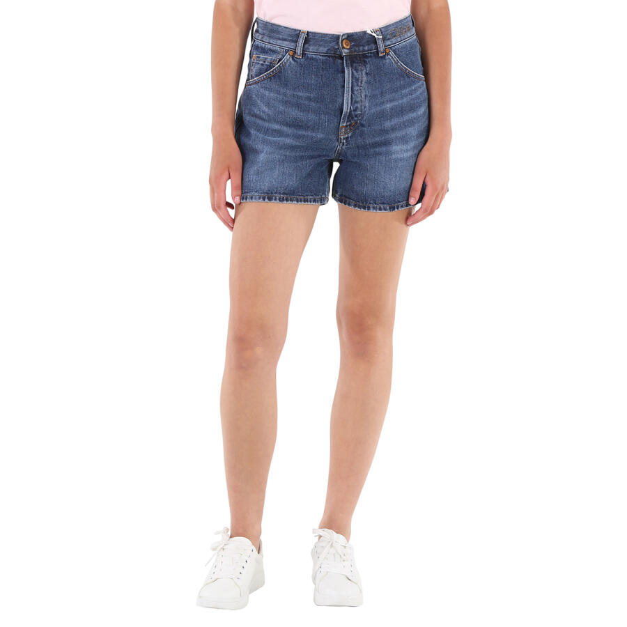 Chloe Ladies Kadovar High-Waisted Denim Jean Shorts Cover