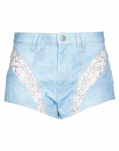 Isabel Marant Woman Denim shorts Blue Cotton Cover