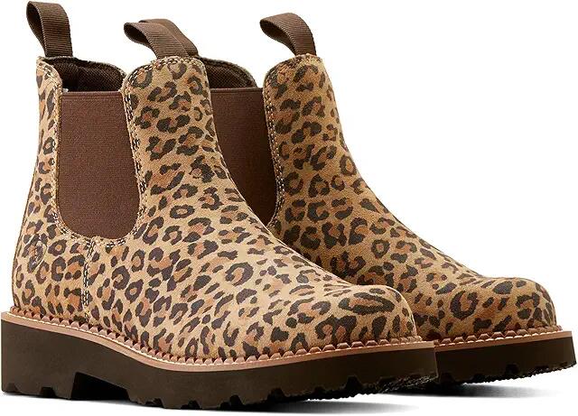 Ariat Fatbaby Twin Gore Western Boots (Cheetah) Women's Shoes Cover