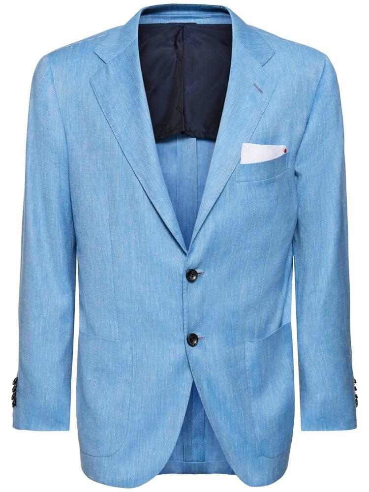 KITON Linen Blend Blazer Cover